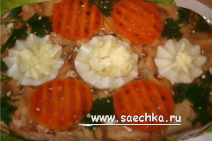 Рецепт заливное из семги