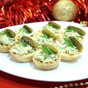 Закуски в тарталетках