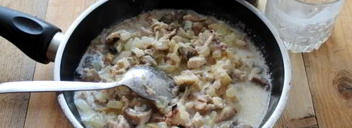 жульен из белых грибов. Шаг 6