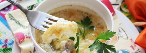 жульен из белых грибов. Шаг 10