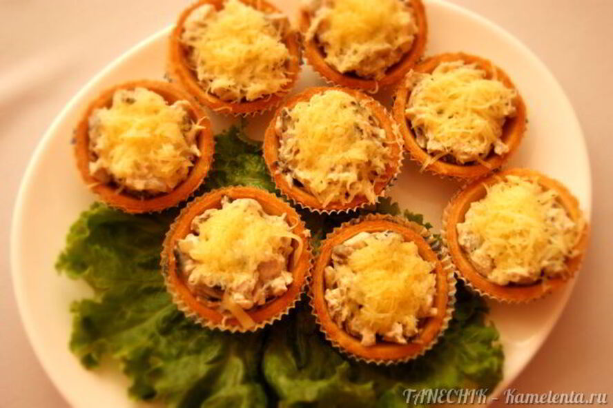 Рецепт жульен в тарталетках