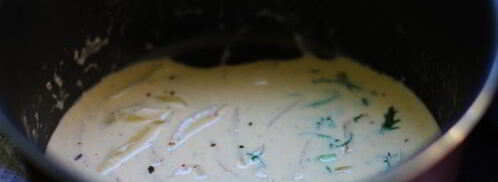 жюльен с крышечками из слоеного теста. Шаг 2