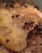 Жюльен с шампиньонами и нежным куриным филе