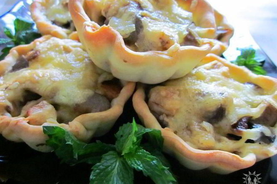 Рецепт жюльен в тарталетках